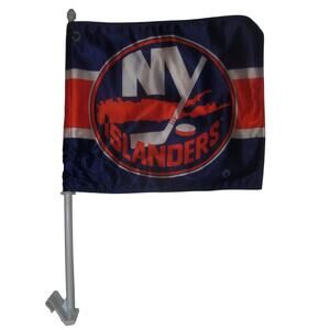 NHL New York Islanders 11" by 14" Window Car Flag with 19" Pole by WinCraft